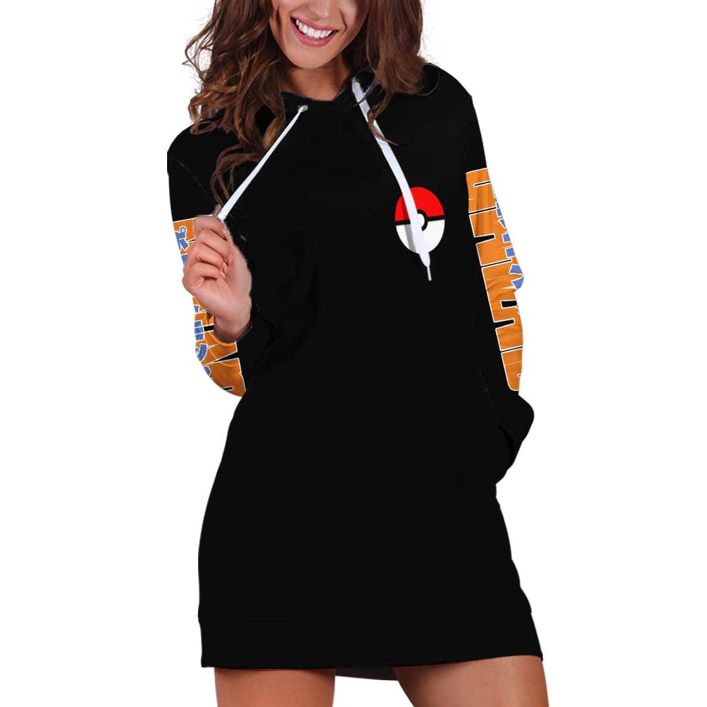 Charizard Poke Hoodie Dress Anime Style