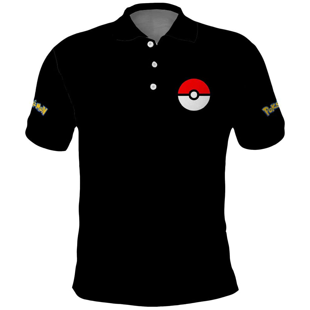 Charizard Poke Polo Shirt Anime Style