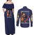 Spike Spiegel Cowboy Bebop Couples Matching Off Shoulder Maxi Dress and Long Sleeve Button Shirt Japan Anime Style TS04