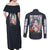 Howl’s Moving Castle Studio Ghibli Couples Matching Off Shoulder Maxi Dress and Long Sleeve Button Shirt Anime Style