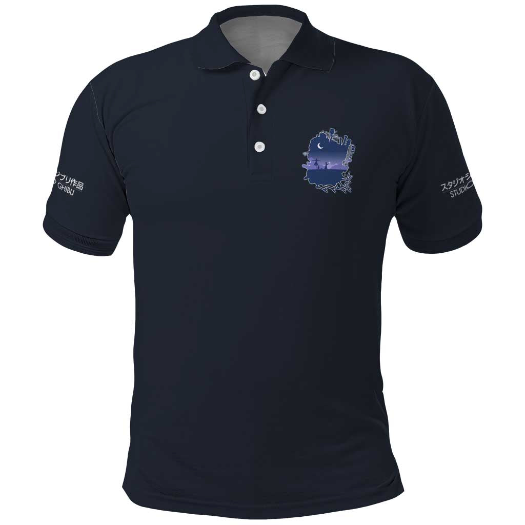 Howl’s Moving Castle Studio Ghibli Polo Shirt Anime Style