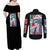 Aki Hayakawa -  Chainsaw Man Couples Matching Off Shoulder Maxi Dress and Long Sleeve Button Shirt Japan Anime Style TS04