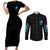 i-am-the-storm-skul-couples-matching-short-sleeve-bodycon-dress-and-long-sleeve-button-shirt