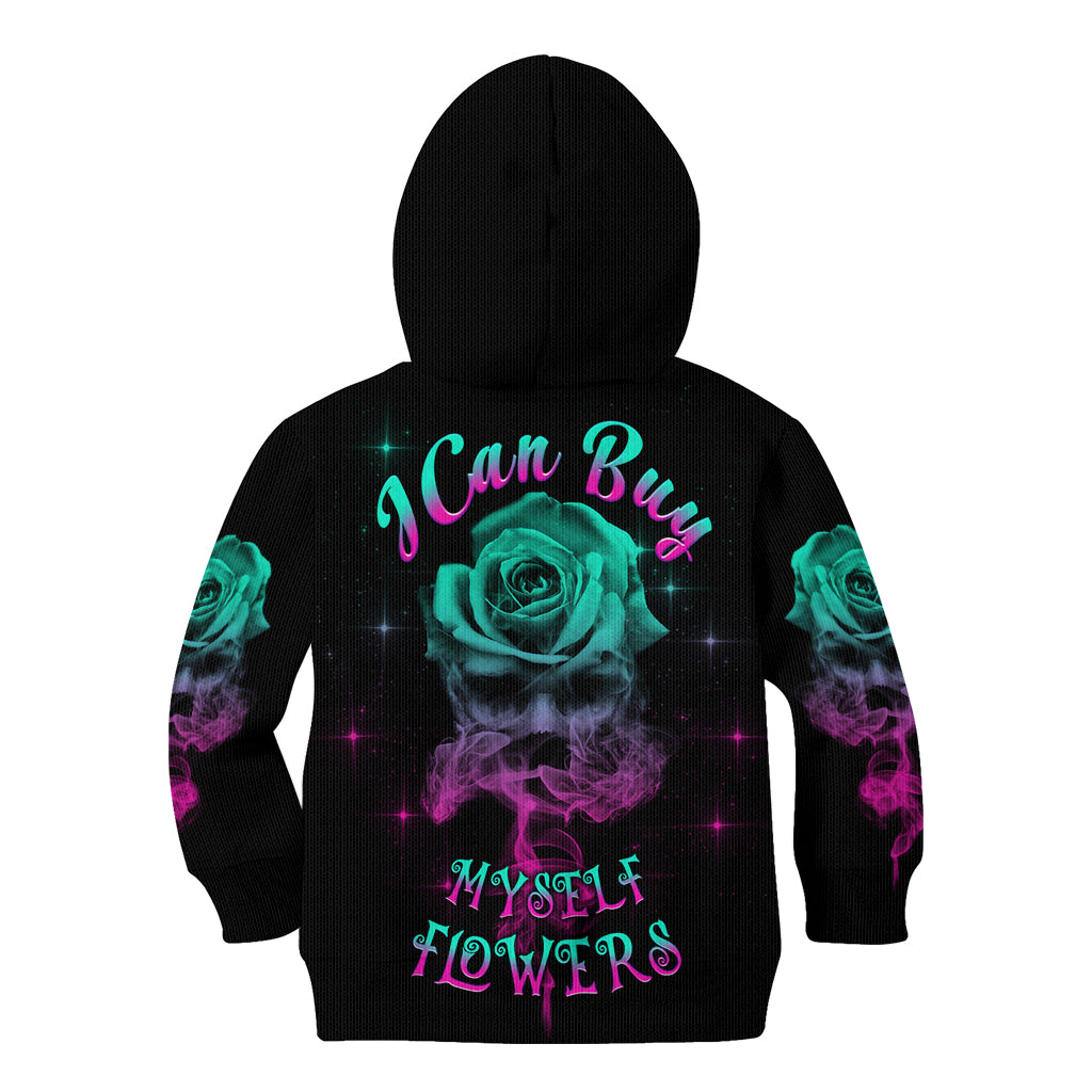 i-can-buy-myself-flowers-smoke-rose-skull-kid-hoodie