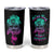 I Can Buy Myself Flowers Smoke Rose Skull Tumbler Cup