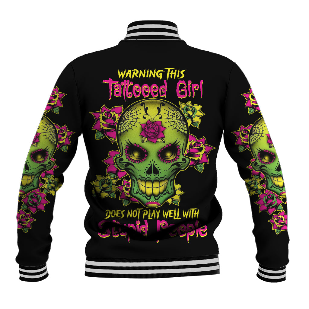 warning-this-tattooed-girl-flower-sugar-skull-baseball-jacket