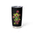 Warning This Tattooed Girl Flower Sugar Skull Tumbler Cup