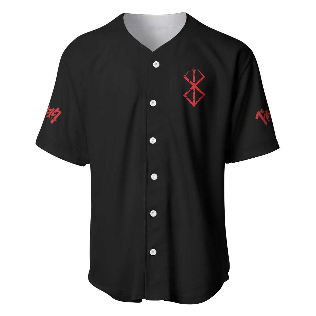 Guts V4 Berserk Baseball Jersey Anime Style