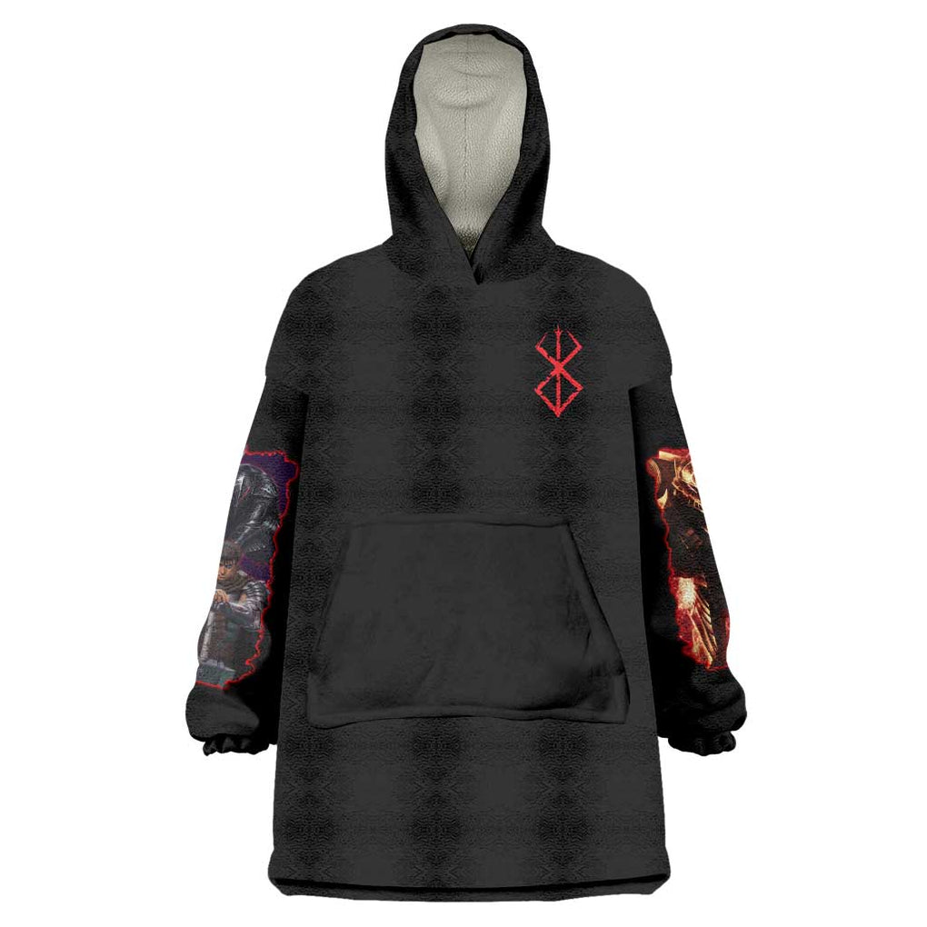 Guts V4 Berserk Wearable Blanket Hoodie Anime Style