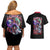 Uchiha Madara V3 Naruto Couples Matching Off Shoulder Short Dress and Hawaiian Shirt Anime Style