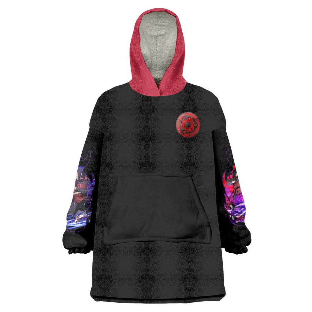 Uchiha Madara V3 Naruto Wearable Blanket Hoodie Anime Style