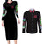 Hashirama Senju V3 Naruto Couples Matching Long Sleeve Bodycon Dress and Long Sleeve Button Shirt Anime Style