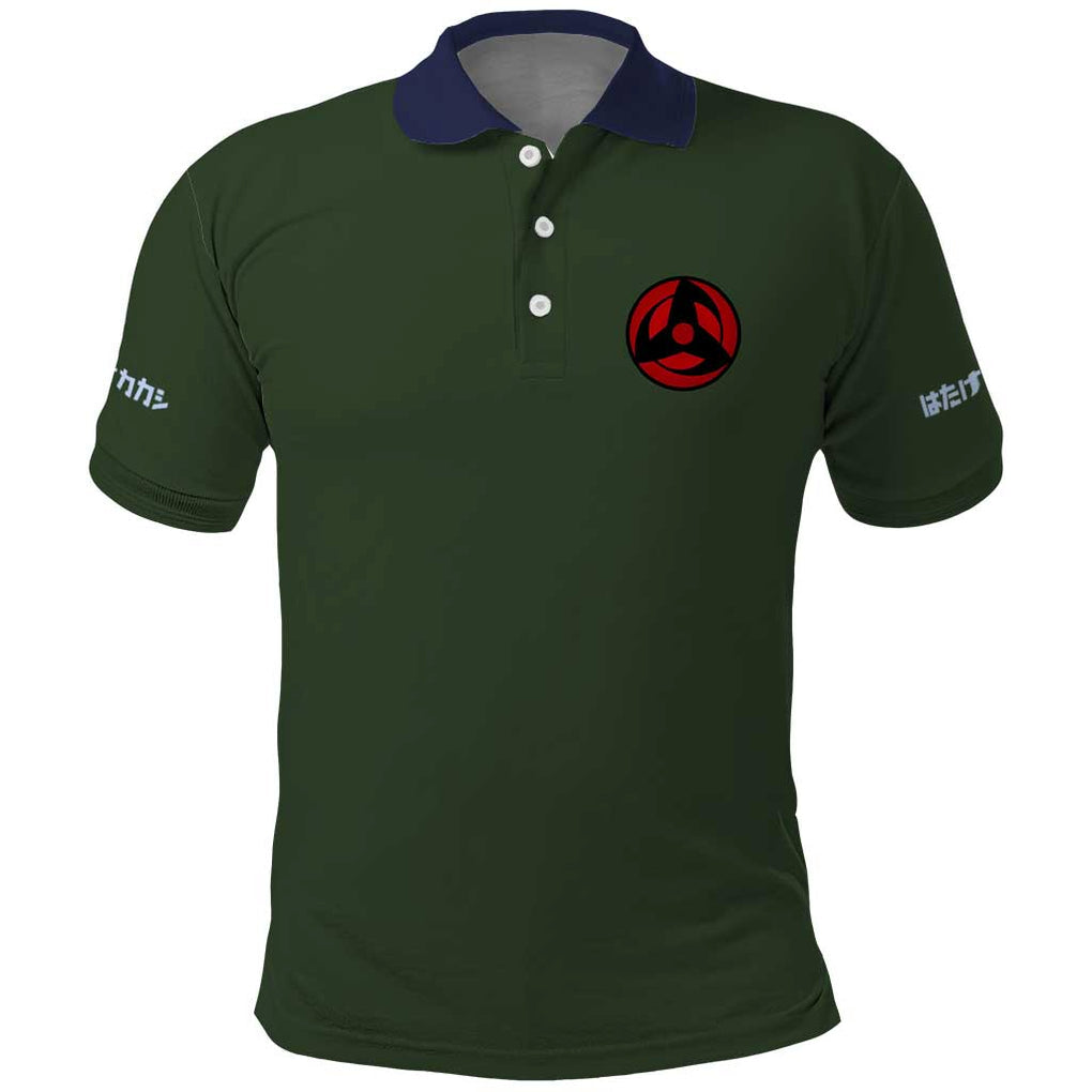 Hatake Kakashi V2 Naruto Polo Shirt Anime Style