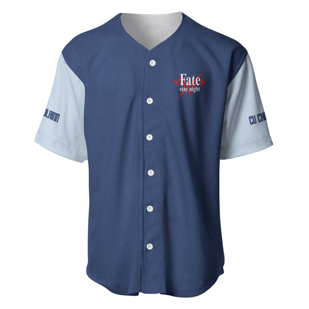 Lancer Fate Stay Night Unlimited Blade Works Baseball Jersey Anime Style