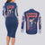 Lancer Fate Stay Night Unlimited Blade Works Couples Matching Long Sleeve Bodycon Dress and Long Sleeve Button Shirt Anime Style