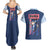 Lancer Fate Stay Night Unlimited Blade Works Couples Matching Summer Maxi Dress and Hawaiian Shirt Anime Style