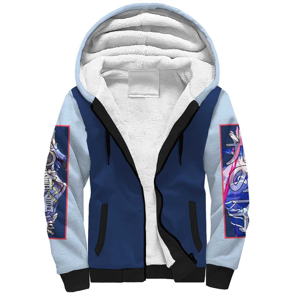 Lancer Fate Stay Night Unlimited Blade Works Sherpa Hoodie Anime Style