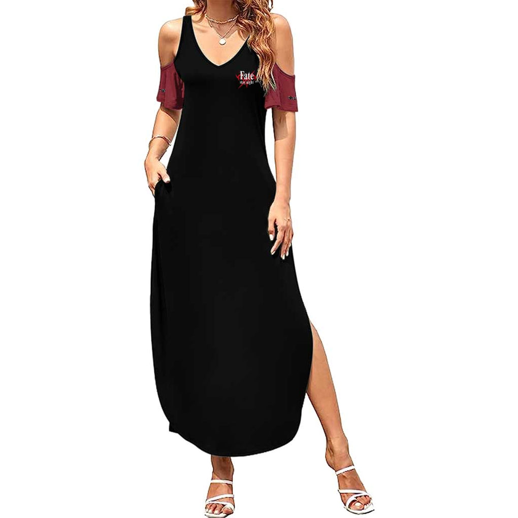 Archer x Emiya Fate Stay Night Unlimited Blade Works Summer Maxi Dress Anime Style