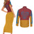 Avatar Aang Airbending Couples Matching Short Sleeve Bodycon Dress and Long Sleeve Button Shirt