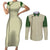 Avatar Toph Beifong Couples Matching Short Sleeve Bodycon Dress and Long Sleeve Button Shirt