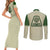 Avatar Toph Beifong Couples Matching Short Sleeve Bodycon Dress and Long Sleeve Button Shirt