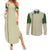 Avatar Toph Beifong Couples Matching Summer Maxi Dress and Long Sleeve Button Shirt