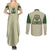 Avatar Toph Beifong Couples Matching Summer Maxi Dress and Long Sleeve Button Shirt