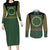 Avatar Hoodie Earth Nation Couples Matching Long Sleeve Bodycon Dress and Long Sleeve Button Shirt