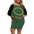 Avatar Hoodie Earth Nation Off Shoulder Short Dress