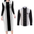 Tenth Division - Gotei Couples Matching Long Sleeve Bodycon Dress and Long Sleeve Button Shirt