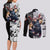 Tengen Uzui - Manga Style Couples Matching Long Sleeve Bodycon Dress and Long Sleeve Button Shirt