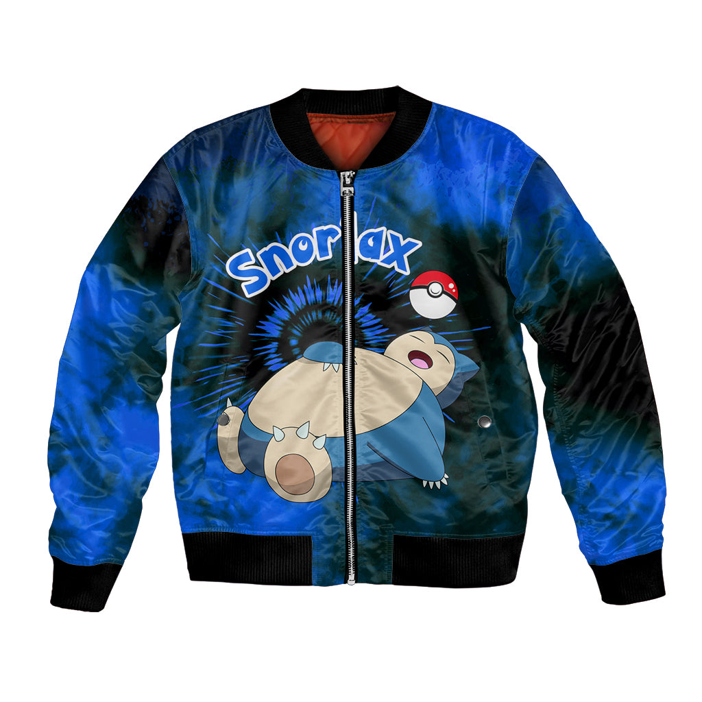 Snorlax - Tie Dye Style Bomber Jacket