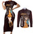 Serpent Sin of Envy Diane Couples Matching Short Sleeve Bodycon Dress and Long Sleeve Button Shirt