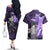 Sasuke Susanoo Couples Matching Off The Shoulder Long Sleeve Dress and Hawaiian Shirt Naruto