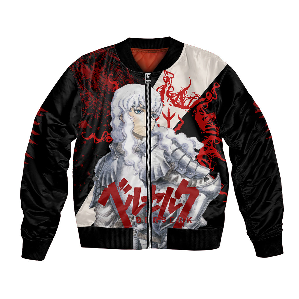 Griffith Berserk Bomber Jacket Black Blood Style