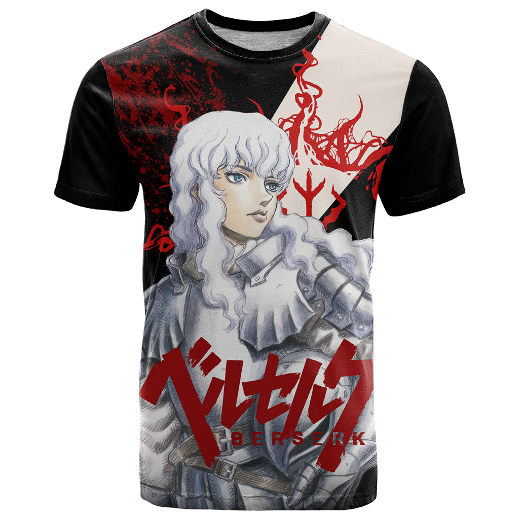 Griffith Berserk T Shirt Black Blood Style