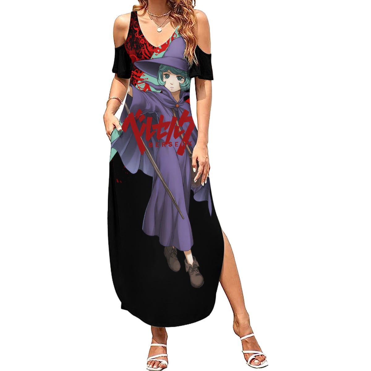 Schierke Basrard Summer Maxi Dress Anime Style