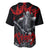 The Skull Knight Berserk Baseball Jersey Black Blood Style