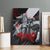 The Skull Knight Berserk Canvas Wall Art Black Blood Style