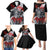 The Skull Knight Berserk Family Matching Puletasi and Hawaiian Shirt Black Blood Style