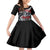 The Skull Knight Berserk Family Matching Short Sleeve Bodycon Dress and Hawaiian Shirt Black Blood Style