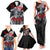 The Skull Knight Berserk Family Matching Tank Maxi Dress and Hawaiian Shirt Black Blood Style