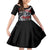 The Skull Knight Berserk Kid Short Sleeve Dress Black Blood Style