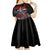 The Skull Knight Berserk Kid Short Sleeve Dress Black Blood Style