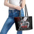 The Skull Knight Berserk Leather Tote Bag Black Blood Style