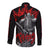 The Skull Knight Berserk Long Sleeve Button Shirt Black Blood Style