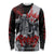 The Skull Knight Berserk Long Sleeve Shirt Black Blood Style