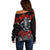 The Skull Knight Berserk Off Shoulder Sweater Black Blood Style