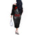 The Skull Knight Berserk Off The Shoulder Long Sleeve Dress Black Blood Style