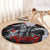 The Skull Knight Berserk Round Carpet Black Blood Style